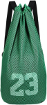 Gxgm 26 x 55 cm pallikott, hoiukott korvpallile, jalgpallile, n&ouml;&ouml;riga v&otilde;rk seljakott, reguleeritav n&ouml;&ouml;riga seljakott, sobib spordiks, fitnessiks, telkimiseks (roheline), a