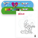 Editorial Geu &Otilde;mbluskingitused | Numbrite j&auml;rgi maalimine | Joonistuskomplekt lastele Lilo ja Stitch | Numbritega l&otilde;uend - Sisaldab v&auml;rve ja pintsleid "maali numbrite j&auml;rgi"