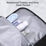 Homiee Lufthansa naiste reisikott, 40 l lennuki k&auml;sipagasi seljakott, 17-tolline s&uuml;learvuti seljakott t&ouml;&ouml;le, kooli, reisimiseks, vabaaja seljakott, koolikott, salongi suurus, must