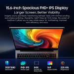 S&uuml;learvuti Blackview Acebook 8 Laptop 15.6" FHD+, Intel&reg; Core TM N97,16 GB RAM 512 GB SSD,Windows 11 - QWERT - Hall