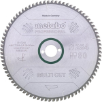 Metabo 628223000 K&otilde;vasulamist ketassaelehed "multi cut" Hw/ct 254x30 80 Fz/tz, l&auml;bim&otilde;&otilde;t