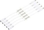 Sourcing map 5 Led riba dimmeri paketti 12 V kuni 24 V 3 nupuga mini heleduse reguleerimise lambil&uuml;liti alalisvoolu pistikutega tavalistele ribadele, valge