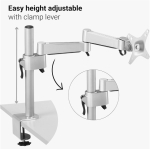 Monitori hoidja Desq&reg; Monitori vars 1551 | 13 kg | k&otilde;rgus reguleeritav 19&ndash;49 cm