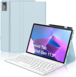 Winchking lenovo tab p11 (2nd gen) klaviatuurikohver lenovo tab 11 (tb350fu/tb350xu 2022) tahvelarvutile, itaalia paigutus, eemaldatav bluetooth-klaviatuur, sinine