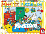 Schmidt Spiele 56447 Longstocking, kohvip&auml;rg Pipi Pikksukaga, 100 t&uuml;kki, laste pusle, tavaline