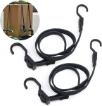 2 Sticks Expander elastsed reguleeritavad konksudega kummist pingutusrihm pagasi pinguti kummist pinguti konksuga kinnitusrihmad jalgratastele sobib jalgratastele, autodele, telkimiseks, pagasi kinnitamiseks jne