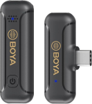 Boya By-wm3t2 mini juhtmevaba lavalier mikrofon androidile, 2,4 ghz plug play rev&auml;&auml;rmikrofon usb-c kondensaatormikrofon palli omadustega video salvestamiseks tiktok facebook youtube otse&uuml;lekandeks