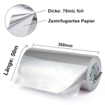 Bomei Pack alumiiniumteip 300 mm x 50 m, isekleepuv alumiiniumteip, veekindel ja kuumakindel teip tihendamiseks, parandamiseks ja isoleerimiseks