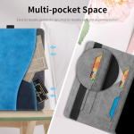 Aswant &uuml;mbris Samsung Galaxy Tab A9 8.7 tolli Sm-x110/sm-x115 2023 jaoks - &uuml;li&otilde;huke tahvelarvuti rahakoti ja statiivi funktsiooniga kaitse&uuml;mbris, mis &uuml;hildub Galaxy Tab A9-ga (sinine)