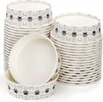 Soujoy 40 &uuml;hekordselt kasutatavat lemmikloomakaussi, 470 ml paberkass, armas k&auml;paj&auml;lje disain, reisikasside toidukauss v&auml;ikestele koertele, kutsikatele, kuivale ja m&auml;rjale toidule v&otilde;i veele