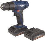 Ferm cdm1120 juhtmeta li-ion puur-/kruvikeeraja, 18 v, 1,5 ah - 2 akut, must/sinine