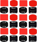 24 tk Gopro Adhesive Pads 3m Adhesive Mount Flat Curved Adhesive Pad Adhesive Mount Accessories Gopro Hero 8 Mount Helmet Gopro Hero 9 8 7 6 5 tegevuskaameratele