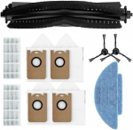 Laresar varuosad L6 Nex robot-tolmuimejale, tarvikud: 1 x rullhari, 4 x tolmukotti, 2 x pestavad mopid, 2 x filtrit, 2 x k&uuml;lgharja