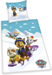 Herding Paw Patrol voodipesukomplekt, padjap&uuml;&uuml;r 80 x 80 cm, tekikott 135 x 200 cm, praktilise n&ouml;&ouml;pkinnitusega, 100% puuvill/flanell