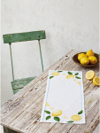 Permin laudlina ristpistes komplekt 'lemon' loendatava mustriga