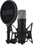 R&oslash;de Nt1 5th Generation suure diafragmaga kondensaatormikrofon Xlr ja Usb v&auml;ljundiga, mikrofonihoidik ja pop-filter muusikaprodutsentidele, vokaalsalvestuseks ja podcastide jaoks (must)