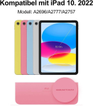 Sengbirch &uuml;mbris klaviatuuriga ipad 10th generation 10.9 inch/11th gen a16 2025 jaoks - qwertz paigutus, bluetooth klaviatuur, juhtmevaba eemaldatav folio klaviatuuri &uuml;mbris ipad 10th generation jaoks - red