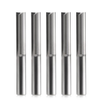 Eu_hozly 6x25mm kahe sirge soonega freesid / puidu l&otilde;ikeriistad cnc freespingi terade komplekt, 5 tk
