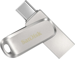 USB pulk Sandisk Ultra Dual Drive Luxe Usb Type-c m&auml;lupulk, nutitelefoni salvestusseade, 256 Gb (mobiilne salvestusseade, Usb 3.2 Gen 1, p&ouml;&ouml;rlev disain, 400 Mb/s lugemiskiirus, Usb m&auml;lupulk, automaatne varundamine)