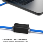 Benfei rj45 inline &uuml;hendusmuhv cat7 cat6 cat5e ethernet &uuml;hendusmuhv emane-emane (10 tk)