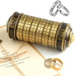 Tuparka Da Vinci Code Mini Cryptex s&otilde;brap&auml;eva huvitavad loomingulised romantilised s&uuml;nnip&auml;evakingitused talle (pronksv&auml;rvi, 3 tk)