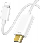 Aplimln hdmi-kaabel iphone'ile, lightning hdmi-kaabel, iphone/ipad teleriga, hdmi-&uuml;henduskaabel, ios 11, 12, 13, 14, youtube tv v&auml;ljund, hd1080p, 2m