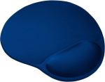 Trust Bigfoot ergonoomiline hiirematt geelpadjaga 236 x 205 mm, pehme geelrandmetugi, mikrokiust pind, hiirematt k&auml;etoega, libisemiskindel alus, sinine