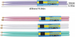 Origlam 2 x 5a 40 cm trummipulgad, 5a vahtrapuidust trummipulgad, libisemiskindlad trummipulgad, 5a puidust otsaga vahtrapuidust trummipulgad lastele, &otilde;pilastele ja t&auml;iskasvanutele (roosa)