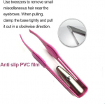 Roostevabast terasest led-valgustusega pintsetid, led-pintsetid kulmuharjaga, led-kulmupintsetid, karvaeemaldus, valgustusega pintsetid, led-pintsetid kulmudele meikimiseks, ripsmetele, kulmudele