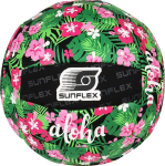 Sunflex Neoprene Accessories ranna- ja l&otilde;bupall Tropical Flower Size 3 & 5 v&otilde;rkpall, pehme ja kerge rannale ja veele, eriti vastupidav ja m&otilde;eldud k&otilde;ikidele vanuser&uuml;hmadele