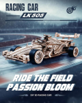 Rokr 3d puidust pusle v&otilde;idus&otilde;iduauto Lk505