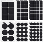 180 libisemiskindla padja komplekt, libisemiskindlad padjad m&ouml;&ouml;blile, m&ouml;&ouml;bli liugurid, isekleepuvad, mustad, 4 mm paksused, m&ouml;&ouml;bli liugurid m&ouml;&ouml;blijalgadele, toolijalgadele, lehtpuidust p&otilde;randatele, ideaalse nakkuvusega