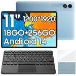 Tahvelarvuti Blackview Tab 9 WiFi 10.95" Android 14 18 GB + 256 GB - SD 1 TB 8200 mAh Widevine L1 WPS Sinine + K1