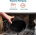 Cosori kuuma&otilde;hufrit&uuml;&uuml;ri tarvikud, 6-osaline tarvikute komplekt 5.5l frit&uuml;&uuml;ridele, &otilde;hufrit&uuml;&uuml;ridele k&otilde;ikidele kaubam&auml;rkidele, k&uuml;psetusvorm, pitsapann, grillrest, aurutusrest, silikoonmatt, muffinivorm