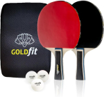 Lauatennise reketite komplekt 2, pingpong algajatele ja professionaalidele, v&auml;listingimustes lauatennise komplekt 2 reketiga + 3 palliga, lauatennise labidad vaba aja veetmiseks ja v&otilde;istlusteks, kaitse&uuml;mbrisega