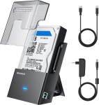 Graugear k&otilde;vaketta dokkimisjaam, k&otilde;vaketta korpus, usb3.0 usb-a & usb-c 2,5/3,5" sata hdd/ssd jaoks, uasp tugi, t&ouml;&ouml;riistavaba