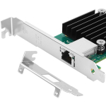 Euqvos pcie ethernet v&otilde;rgukaart aqc107 kiibistikuga pcie 3.0 x4 10gb single port rj45 lan kaart, toetab windows server/windows/linux/vmware/esx