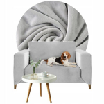 Meble Odnowa Kate suurele tugitoolile diivan nurgadiivan 1 inimesele 90-140cm hall veluur