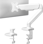 Monitori hoidja Vivo &uuml;he k&otilde;rgusega reguleeritav mehaaniline monitori k&auml;e lauaalus 17" kuni 32" monitoridele, klassikaline, universaalne Vesa kinnitus, Stand-v001ow