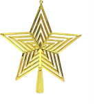 Jilicz j&otilde;ulukuuse tippkaunistus t&auml;ht, 20 cm