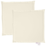 aiatooli pehmendused 2 tk, kreemjas, 45x45x2 cm, kandiline CFE7704024