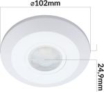 Orno Cr-258 led liikumisandur siseruumides 360 kraadi ip20 koost&ouml;&ouml; led valgustusega, heleduse lux reguleerimine