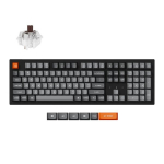 Juhtmevaba m&auml;nguklaviatuur Keychron K10 Max Wireless K10M-H3 Keychron Super Brown, Inglise (US), must v.