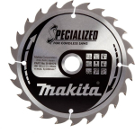 Makita B-09173 165 x 20 mm spetsiaalne ketassaetera juhtmeta saagidele, 24 hambaga - punane/h&otilde;bedane