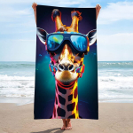 Rannavannilina 100x180 SUMMER XXL Prillidega kaelkirjak