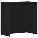 Vannitoa Kapp Must Tamm 60x33x60 cm Engineered Wood CFE6006133
