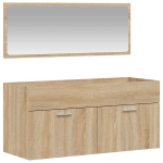 vannitoakapp peegliga, Sonoma tamm, tehispuit CFE9152539