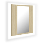 LED-peeglikapp Sonoma tamm 40x12x45 cm, akr&uuml;&uuml;l CFE2705805