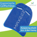 Maxeez&reg; ujumislaud t&auml;iskasvanutele ja lastele [alates 15 kg] - ujumisabi ujumisstiili parandamiseks - kickboard ideaalse ujuvusega - ei ima vett