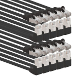 1attack.de Cat.6 patch v&otilde;rgukaabel (sftp Pimf) 1000mbit/s Rj 45, 90 kraadise nurga pistik, &uuml;hildub Cat5 Cat5e Cat6 Cat6a Cat7 Cat7a Cat8
